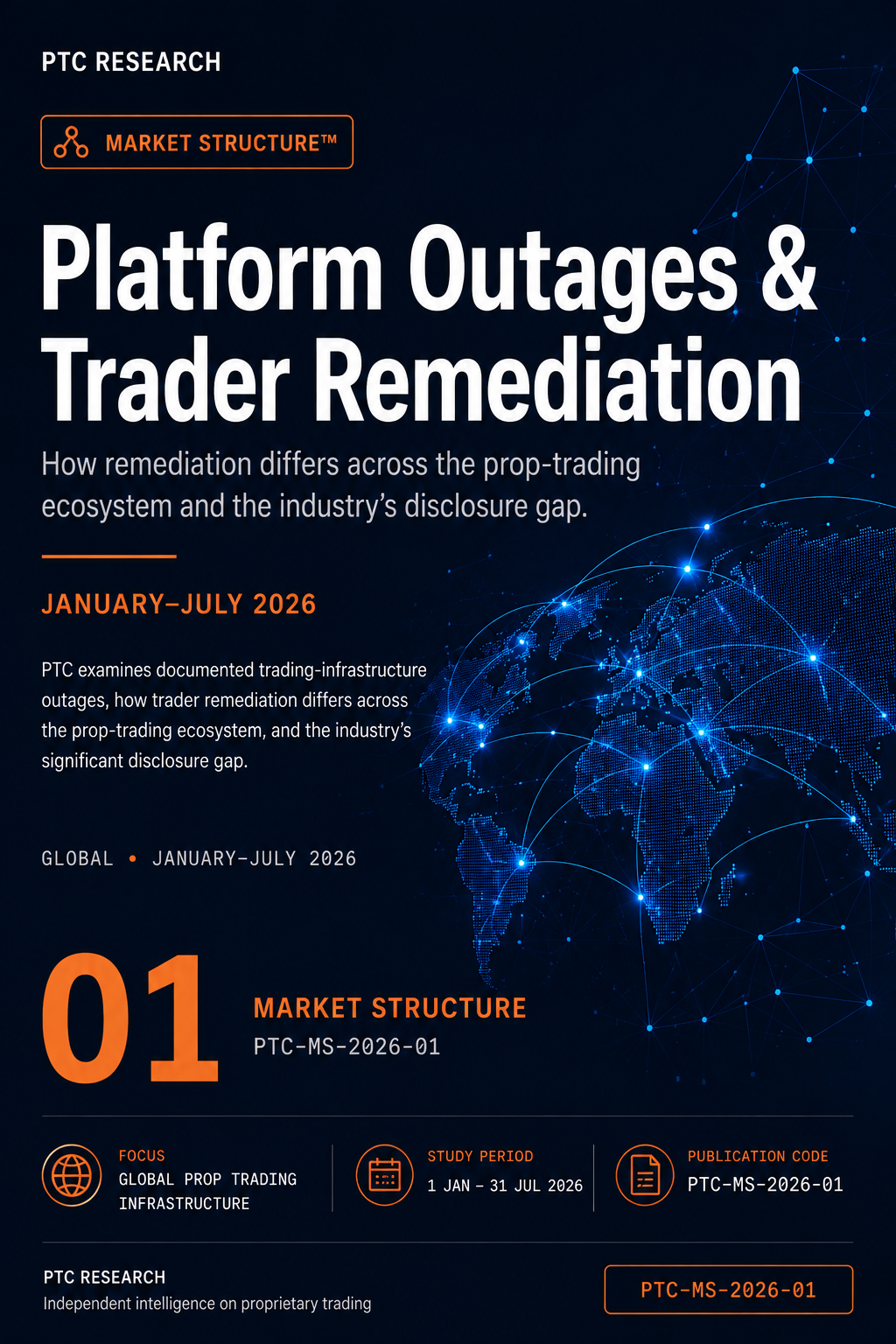 PTC Research — Platform Outages & Trader Remediation, Market Structure, January–July 2026